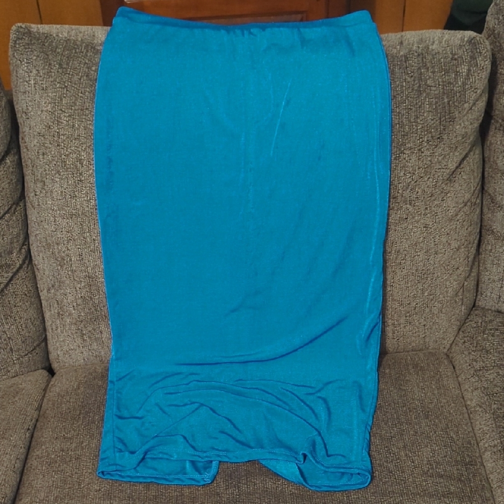 Heart & Hips Blue Maxi Skirt
